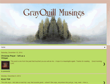 Tablet Screenshot of grayquillmusings.com